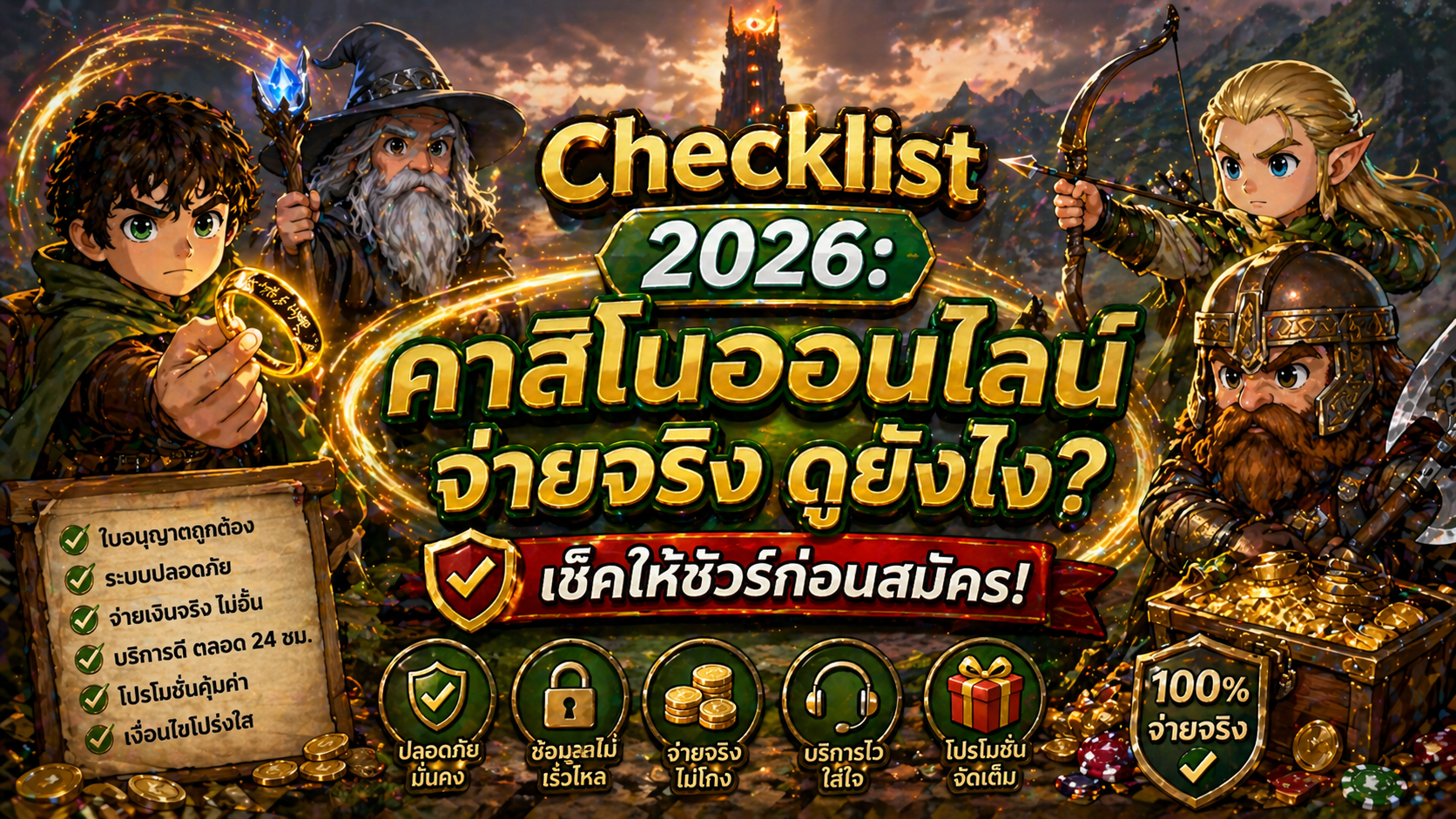 คาสิโนออนไลน์ จ่ายจริง