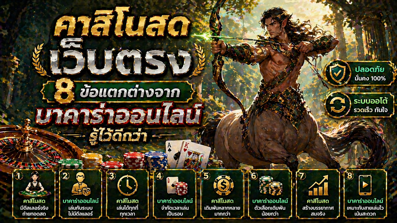 คาสิโนสด เว็บตรง