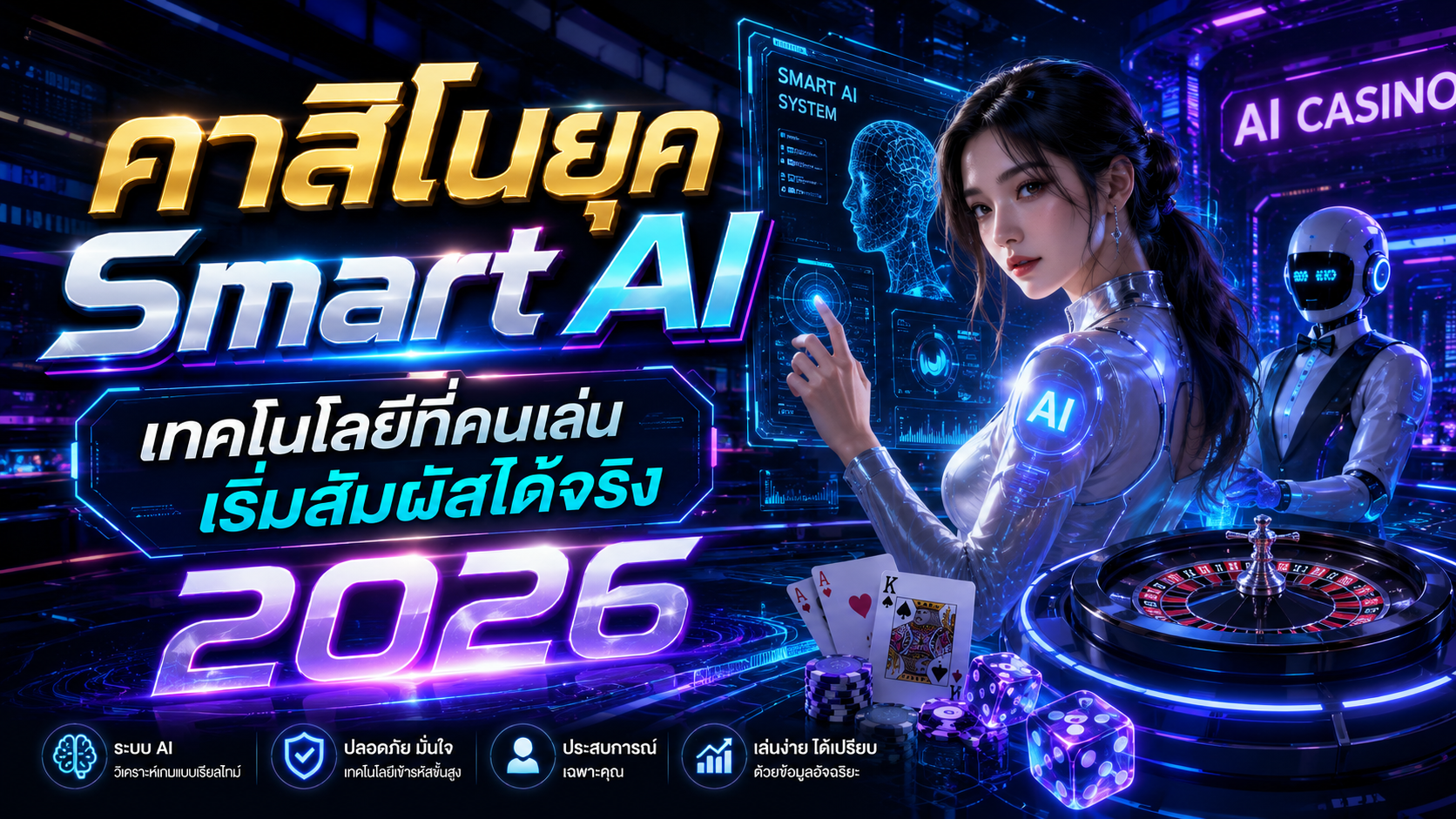 คาสิโนยุค Smart AI
