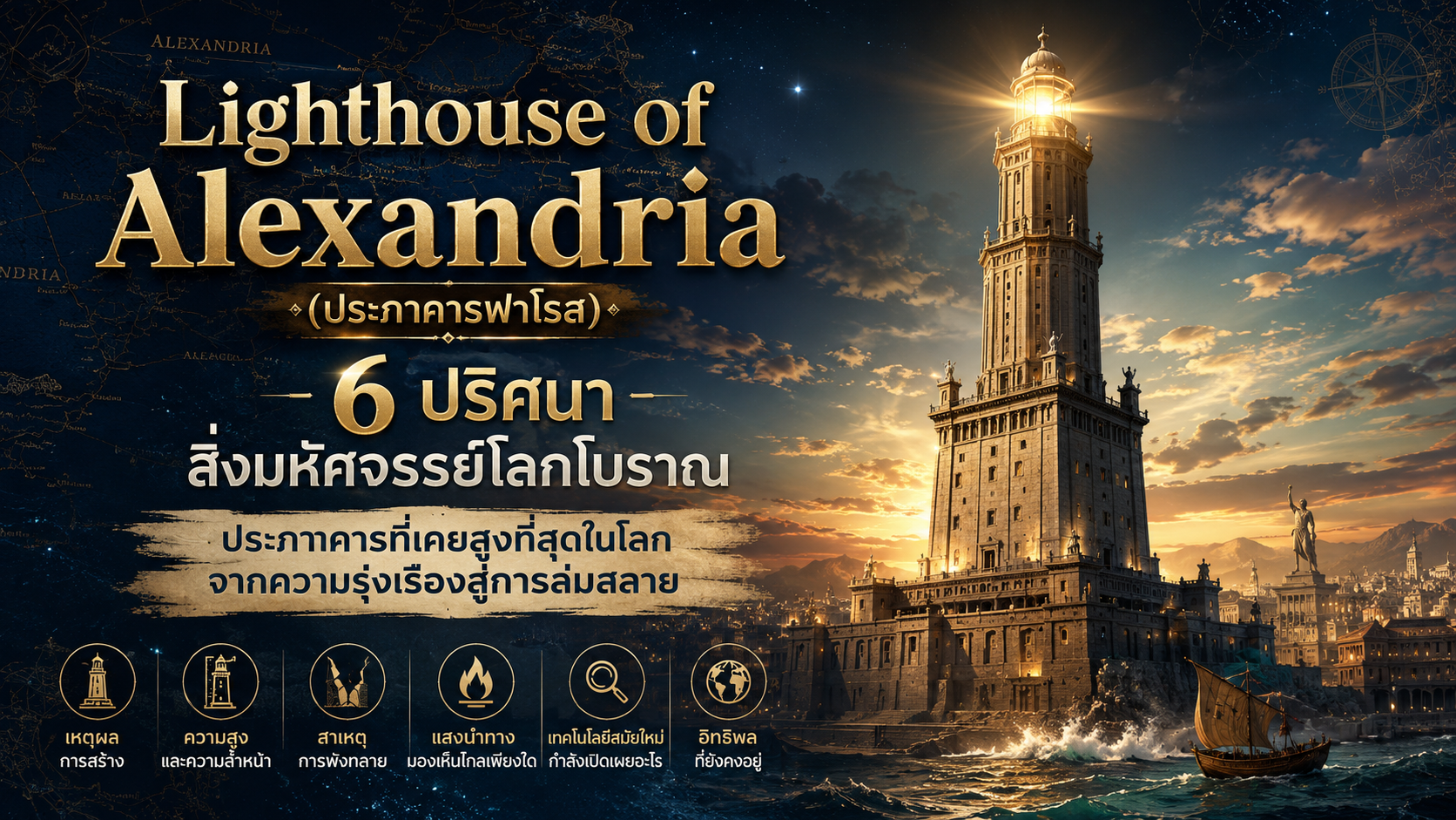 Lighthouse of Alexandria (ประภาคารฟาโรส)